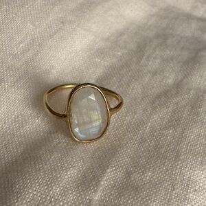 Leah Alexandra Selena Moonstone Ring size 6